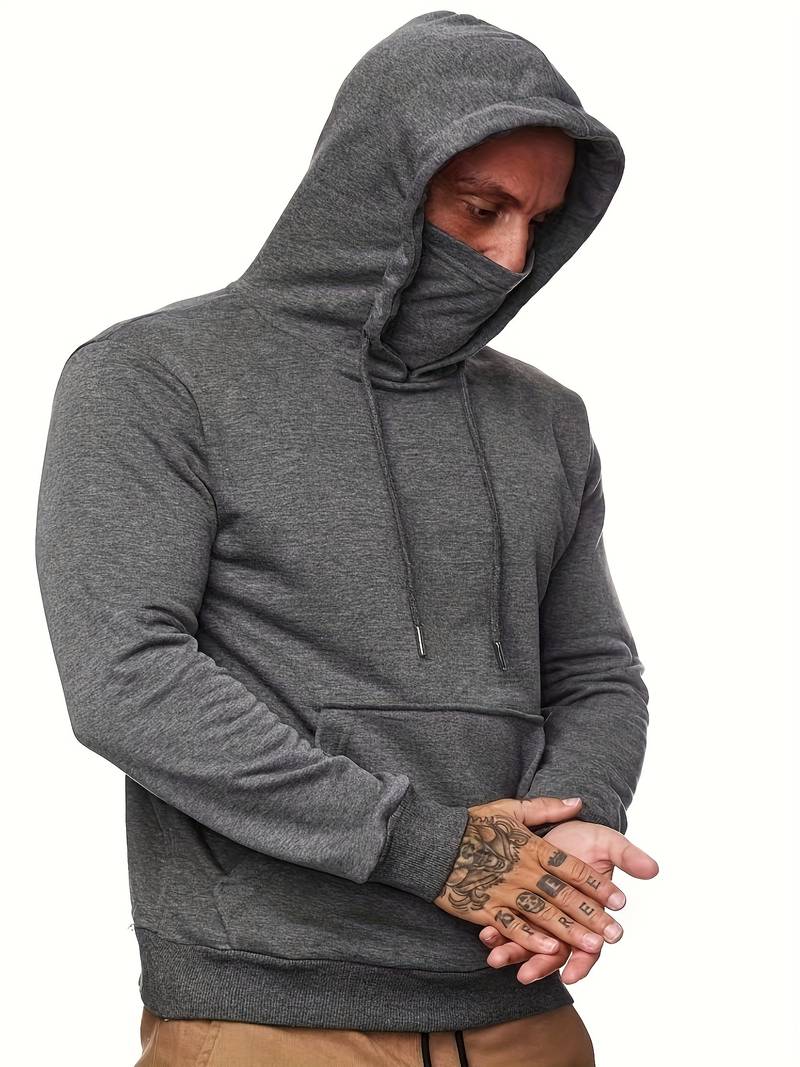 Brandon – Sweat à capuche tendance avec masque pour homme