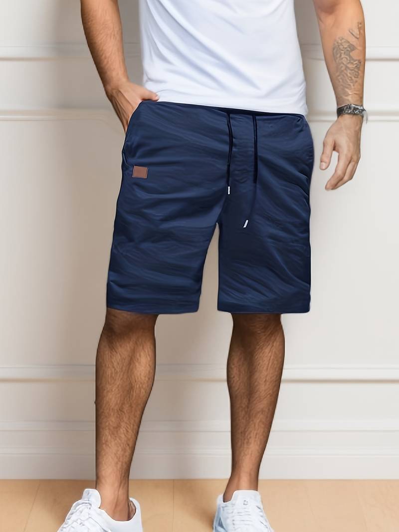 Benjamin – short cargo décontracté pour homme avec cordon de serrage