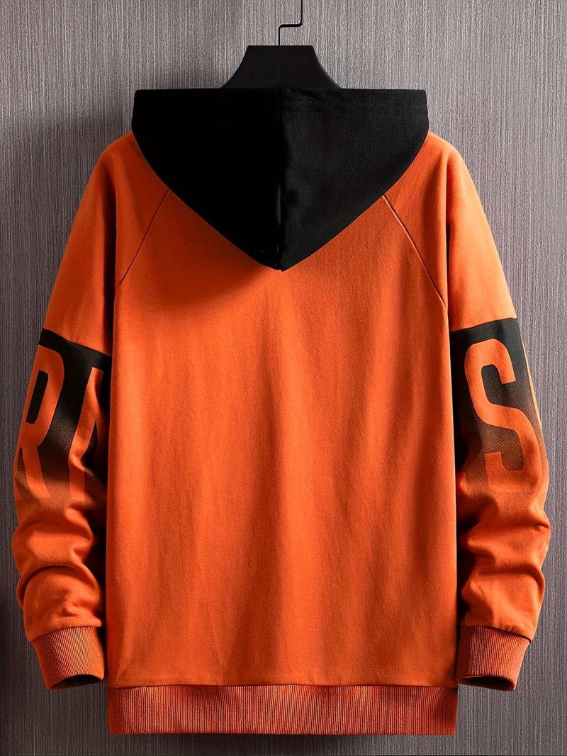 David – Sweat à capuche oversize décontracté pour homme