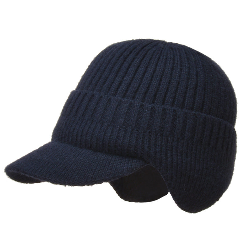 WinterWool - Bonnet tricoté avec cache-oreilles