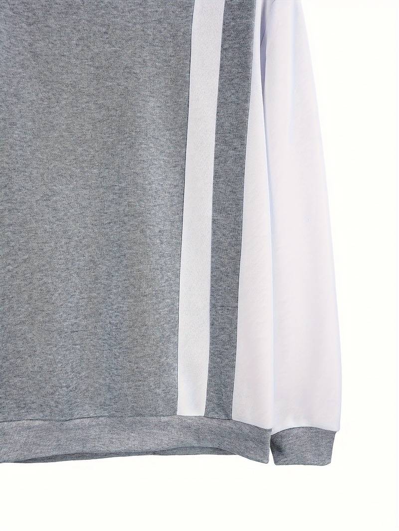 Kevin – pull ras du cou à blocs de couleurs tendance