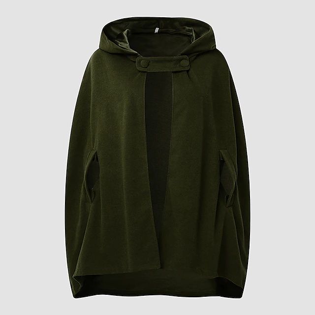 Zara - Manteau court à capuche vintage pour femme