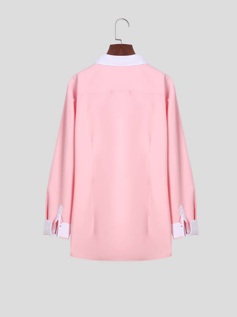 Anthony – chemise décontractée boutonnée contrastée pour homme
