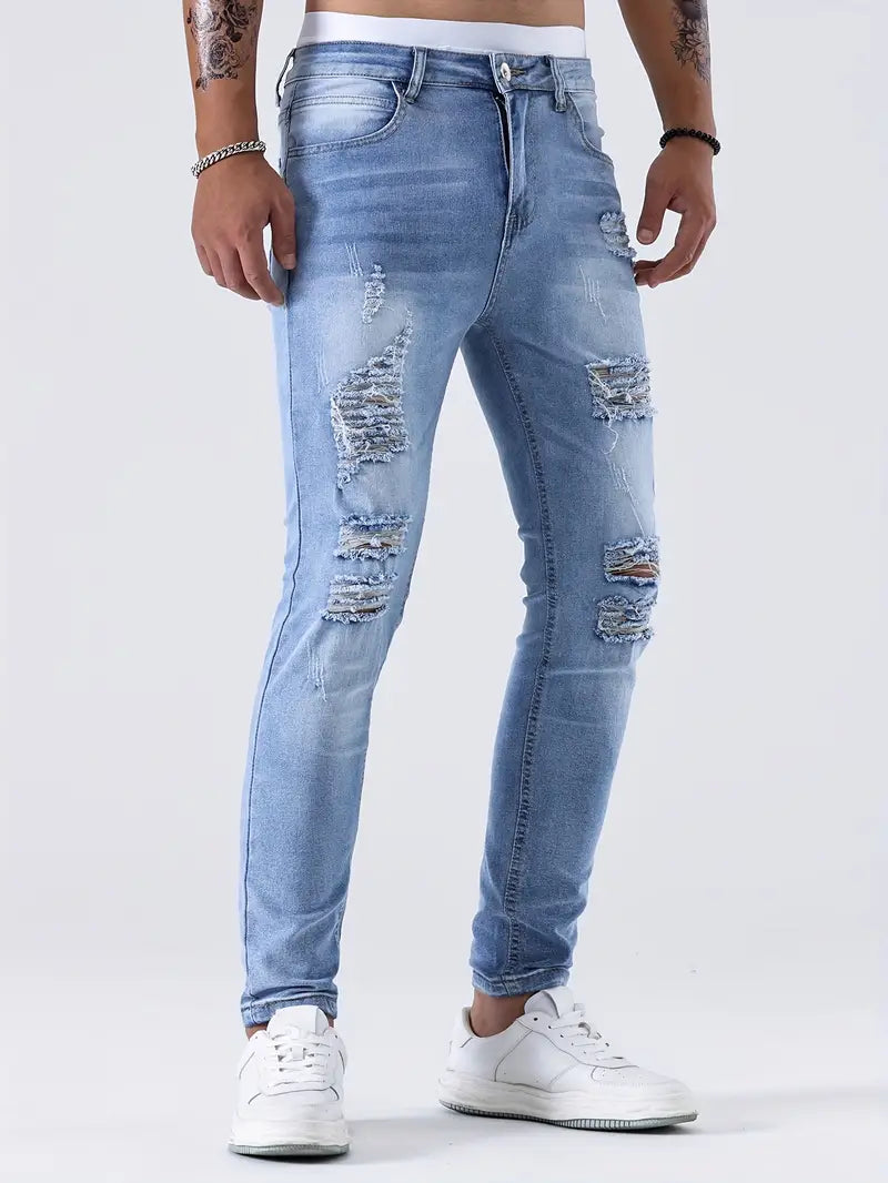 Gabriel – Jean déchiré et décontracté pour homme