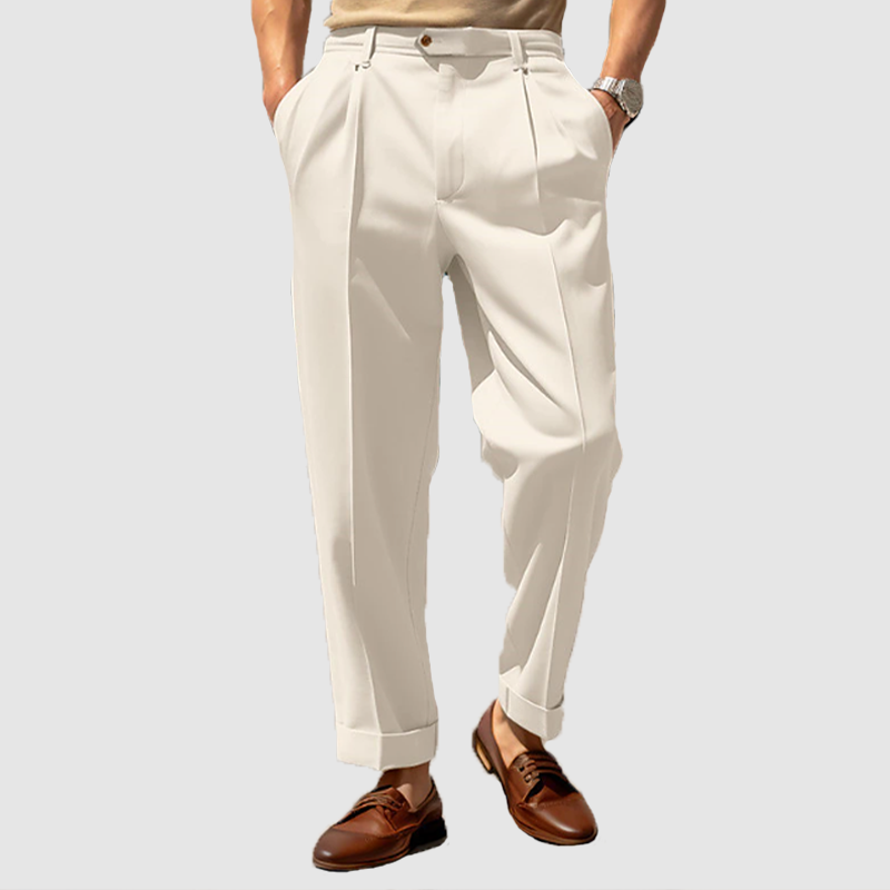 Alger - pantalon de costume droit et large