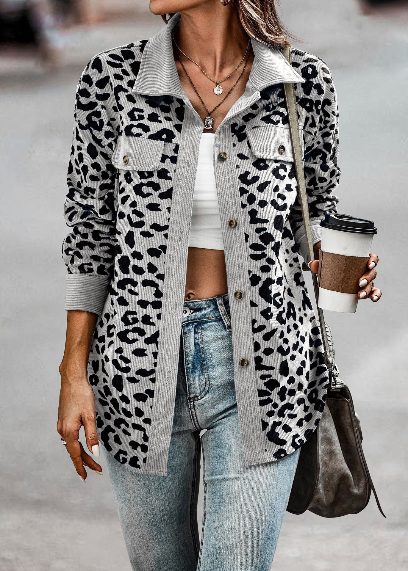 Yuria | Veste léopard Jungle Chic