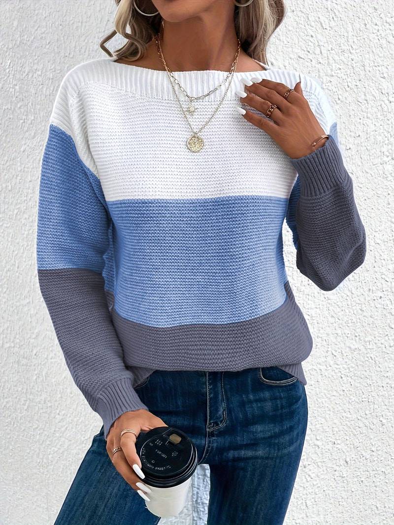 Lyra – pull col rond élégant