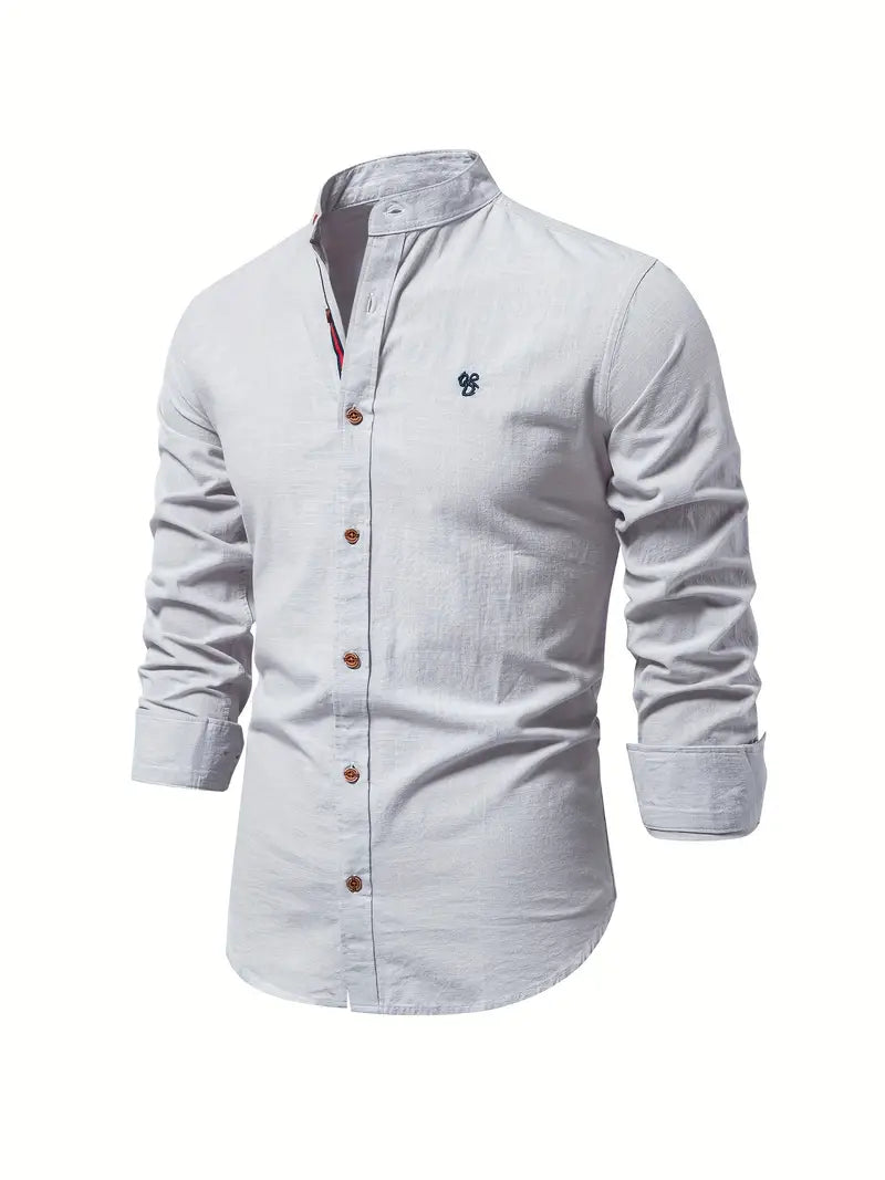 Benjamin – chemise boutonnée à manches longues pour le printemps
