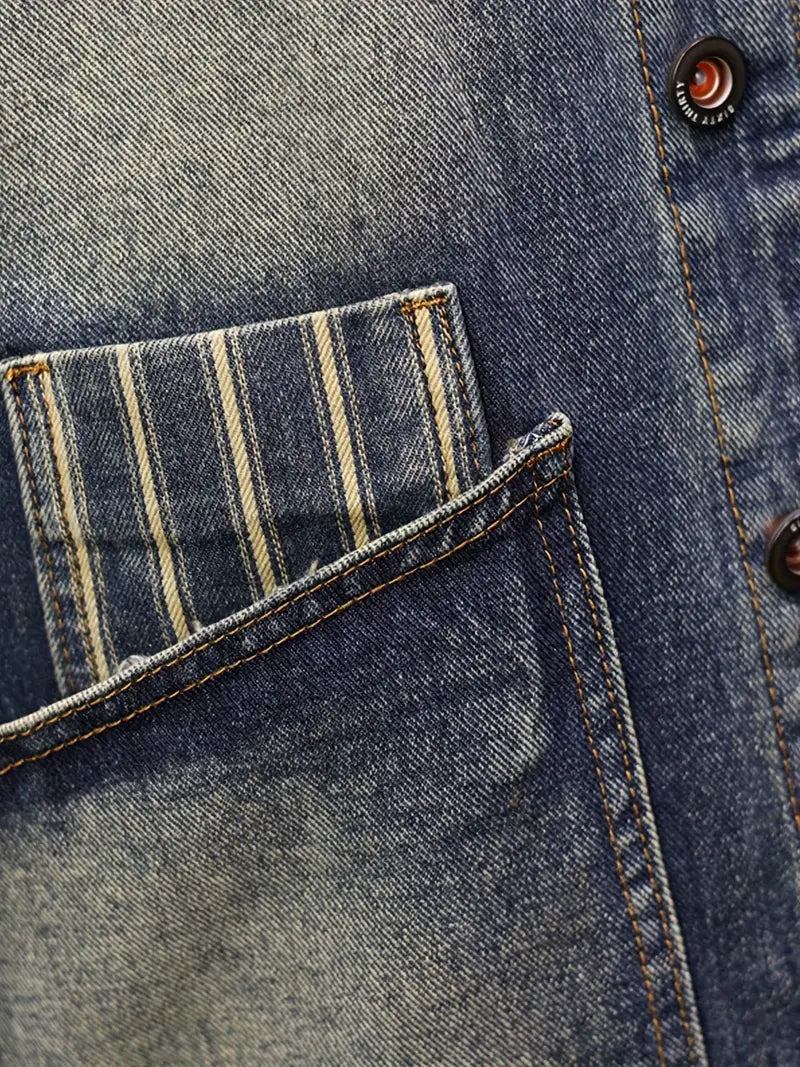 William – veste vintage décontractée pour homme
