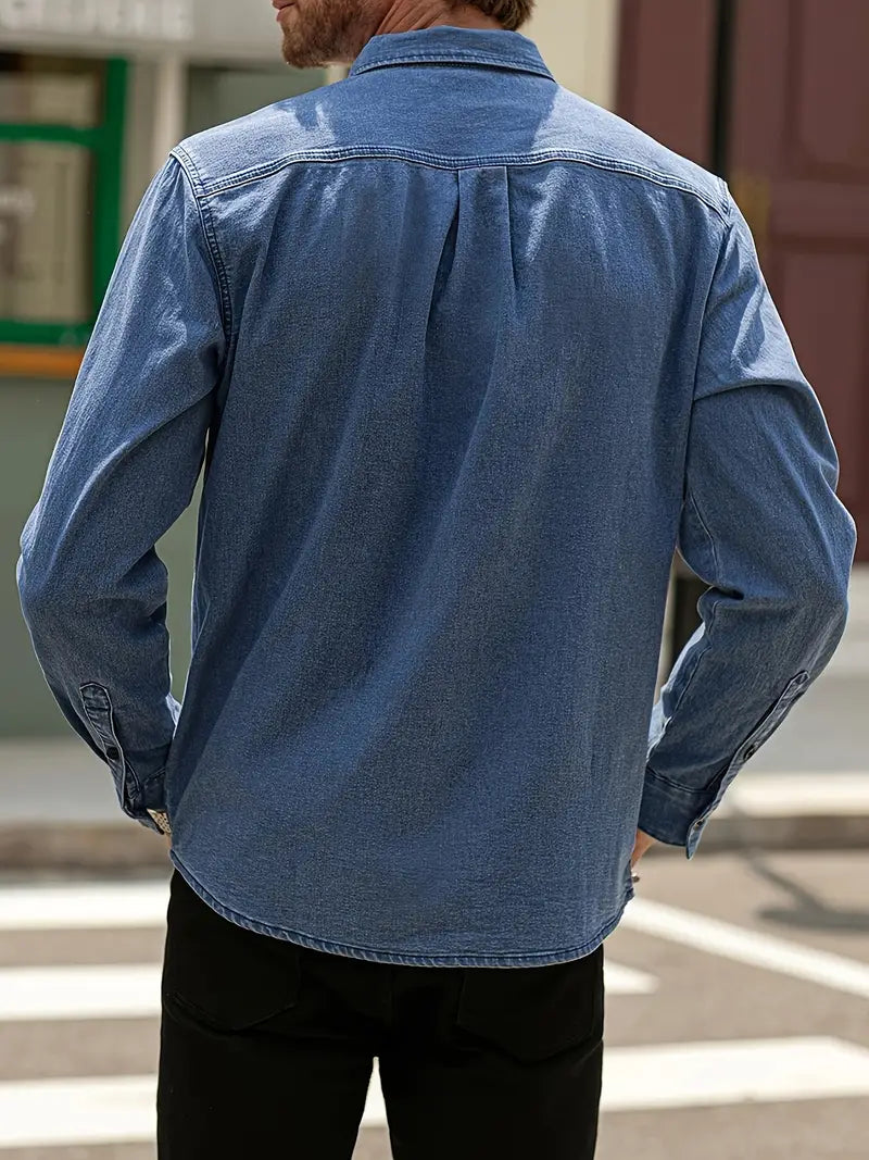 Alexander – chemise en jean à manches longues pour homme
