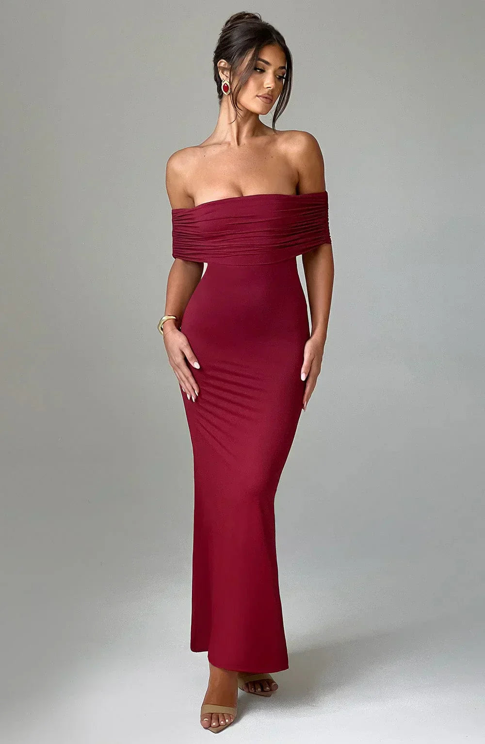 Violet - Robe longue dos nu