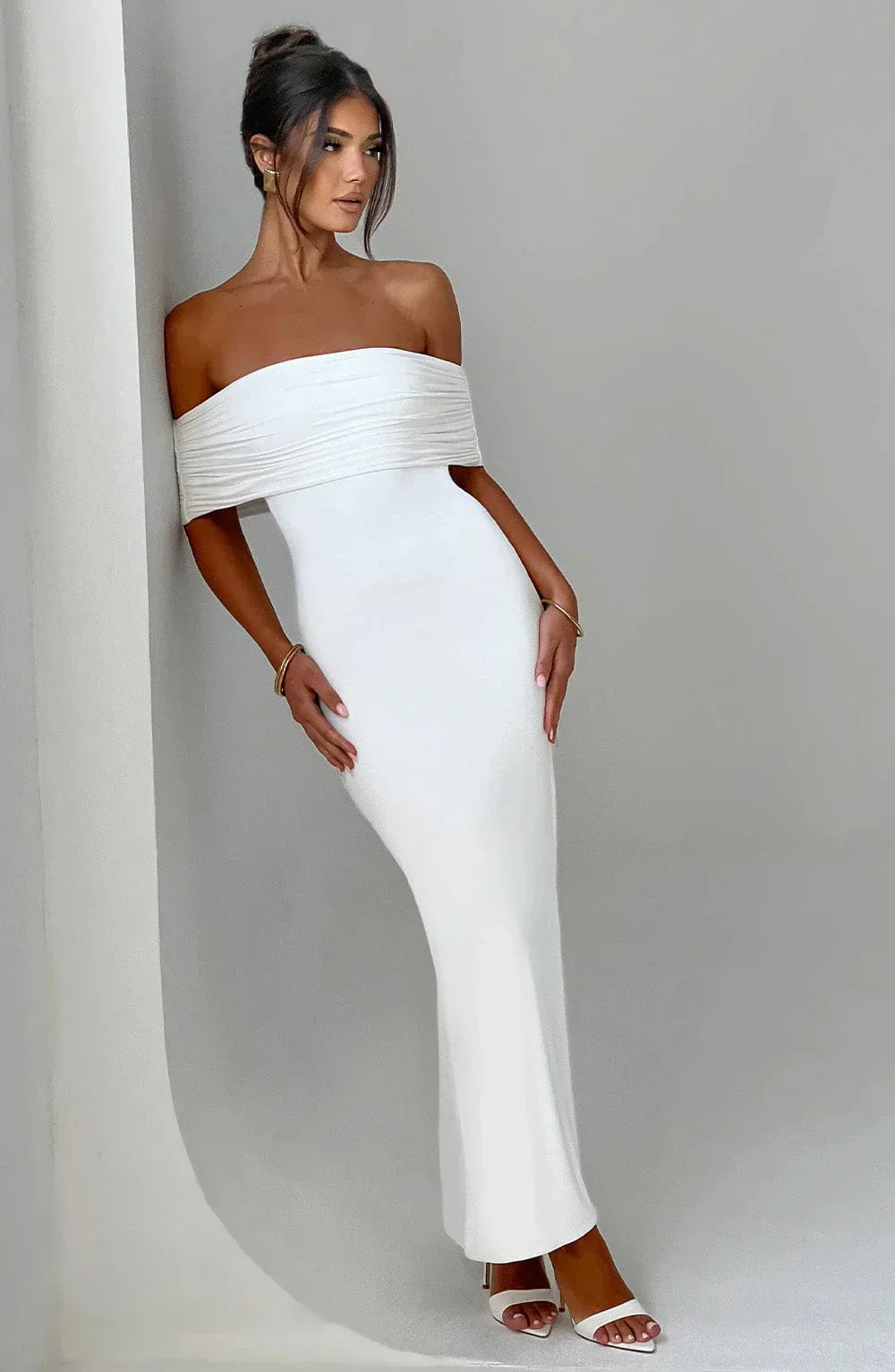 Violet - Robe longue dos nu