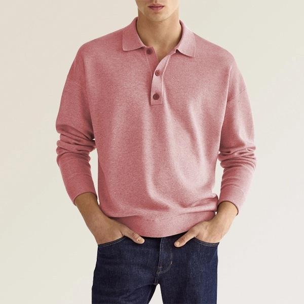 Helmut - T-shirt col V à manches longues pour homme