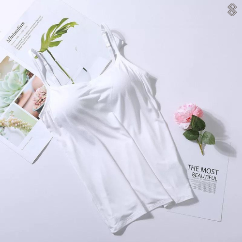 SilkySecure - Haut avec soutien-gorge intégré - Corset avec soutien-gorge