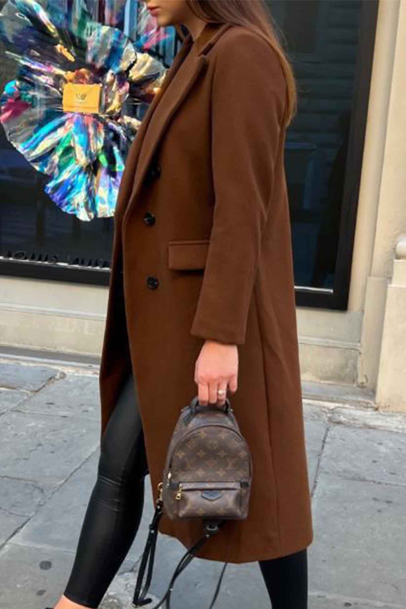 Wivor | Manteau croisé avec col à revers – style élégant pour les journées fraîches
