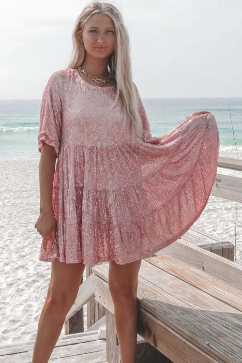 Alicia™ - Robe ample à paillettes