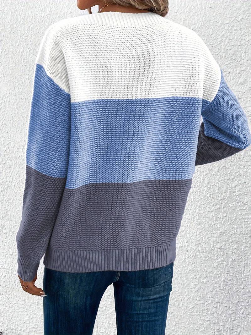 Lyra – pull col rond élégant