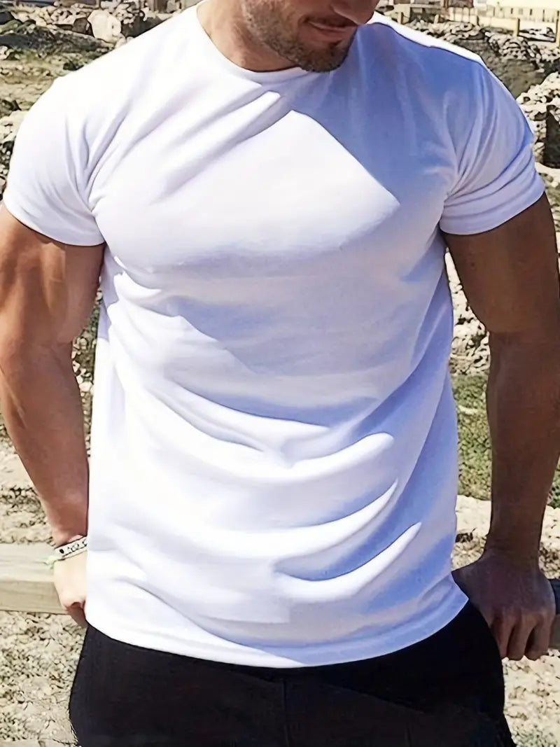 Xander – T-shirt classique à col rond pour homme