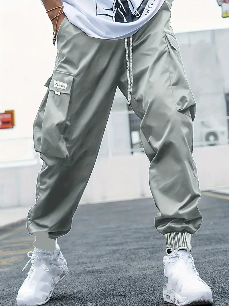 Patrick – Pantalon cargo à cordon pour homme