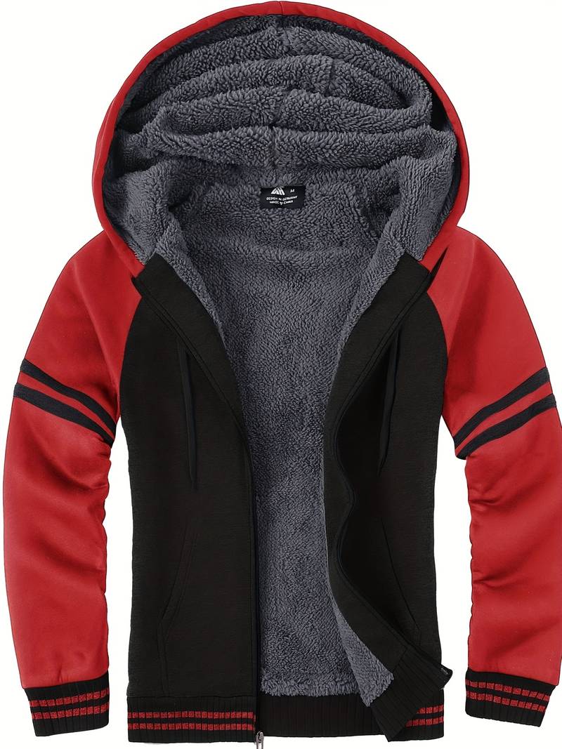 Jason – flauschige jacke mit kapuze