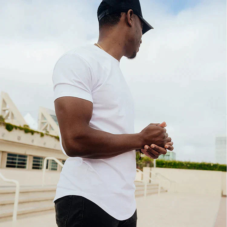 Aaron™ - T-shirt moulant à coupe athlétique