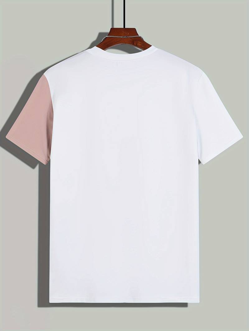 Andrew – T-shirt color block tendance pour homme
