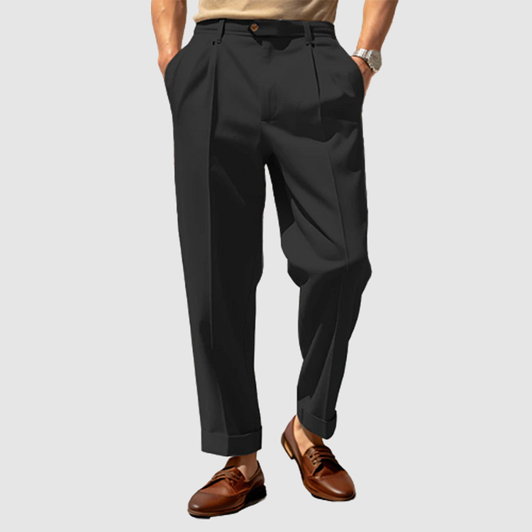 Alger - pantalon de costume droit et large