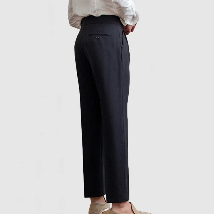 Oscar - pantalon de costume droit taille haute