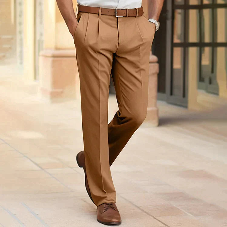 Glenn – Pantalon de costume décontracté pour homme avec poches