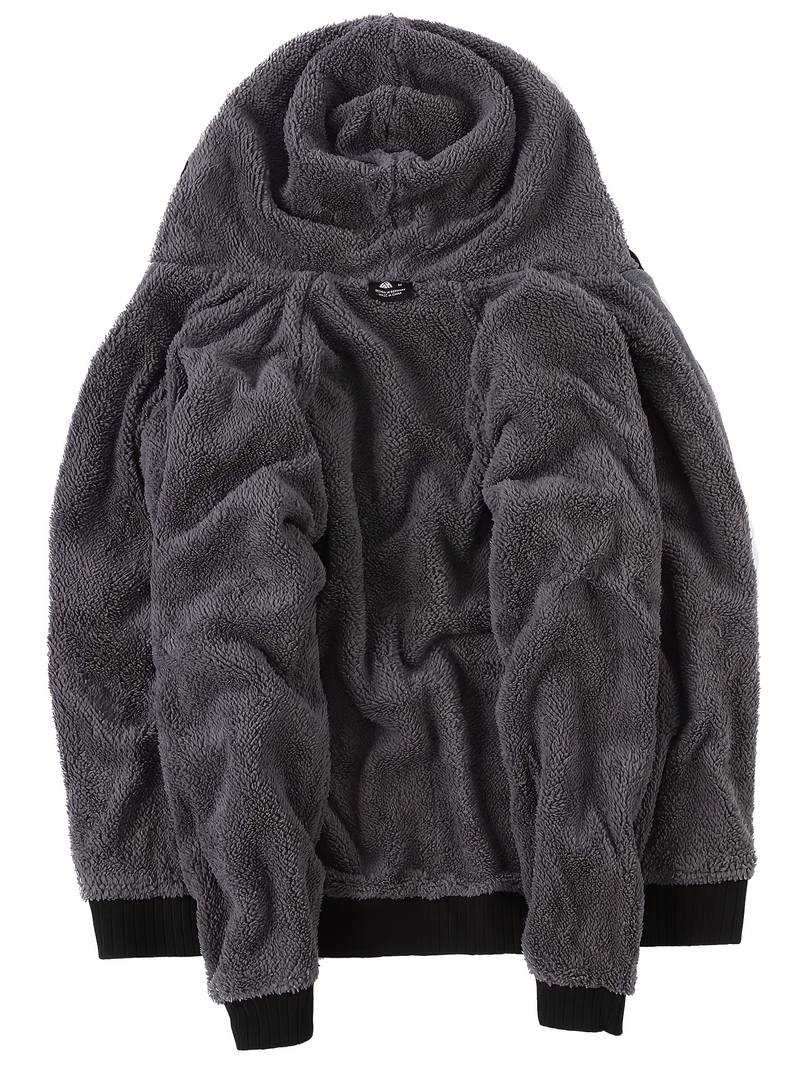 Jason – flauschige jacke mit kapuze