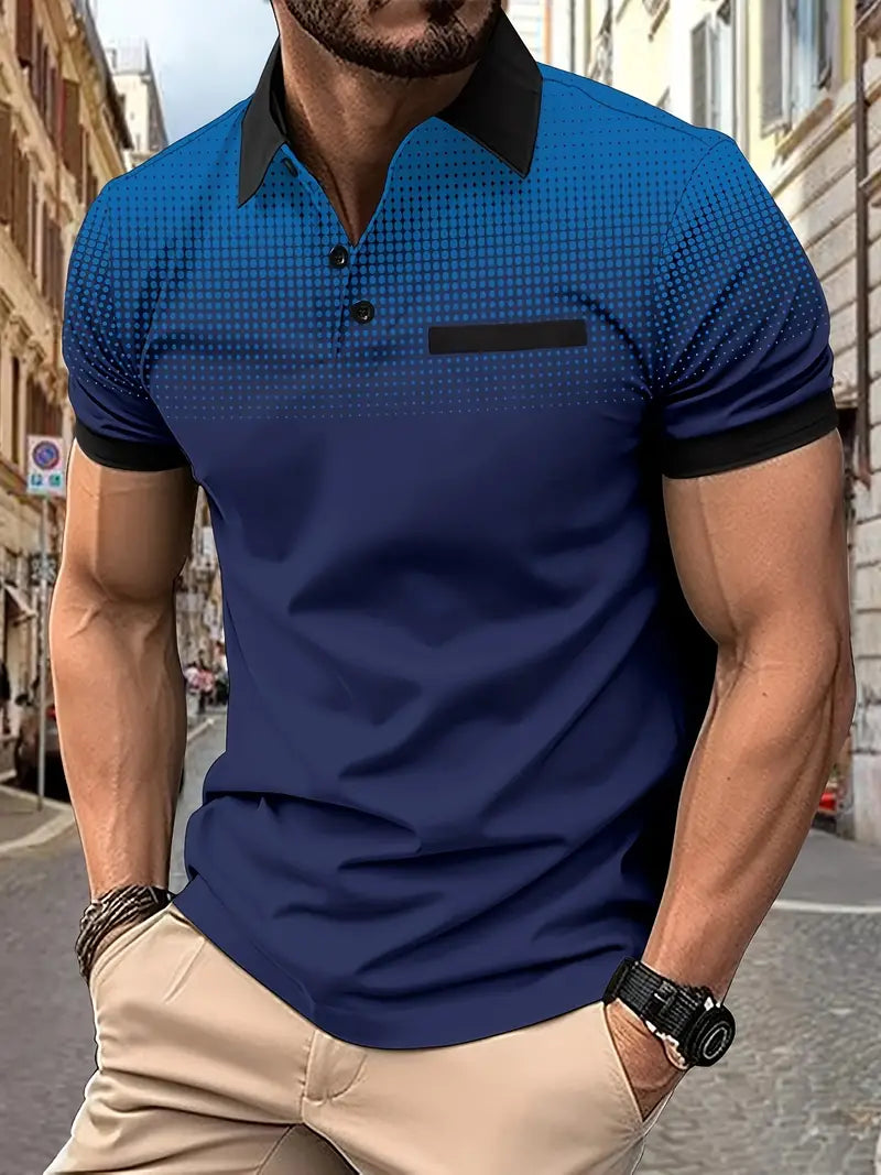 Alexander – chemise décontractée à manches courtes avec motif à pois