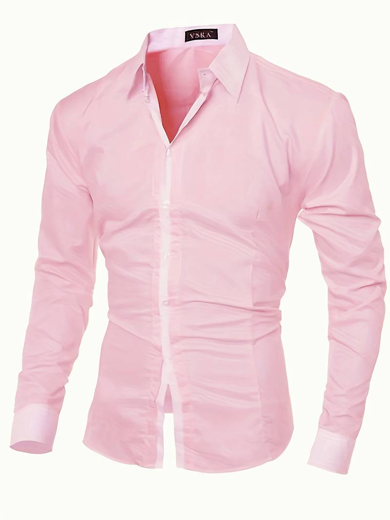 Anthony – chemise décontractée boutonnée contrastée pour homme