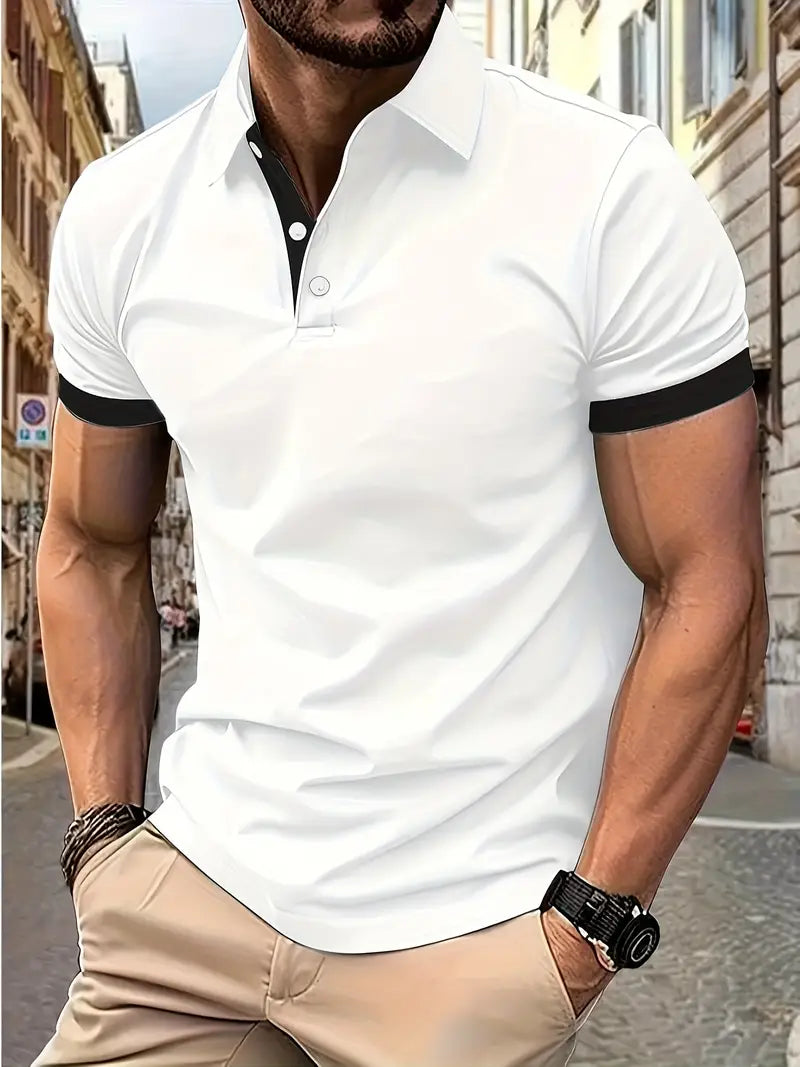 William – chemise colorblock décontractée pour homme