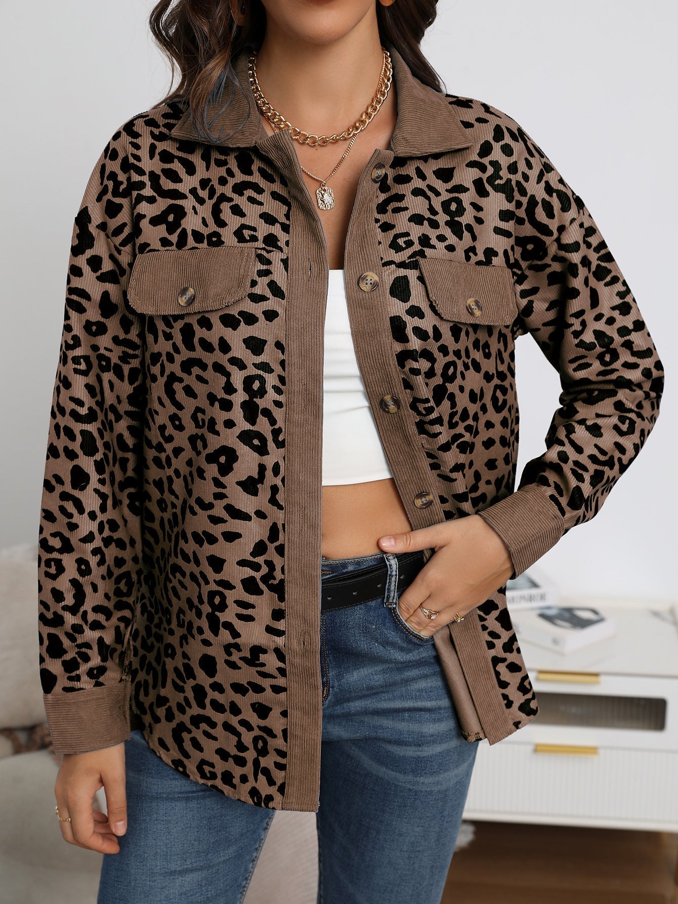 Yuria | Veste léopard Jungle Chic