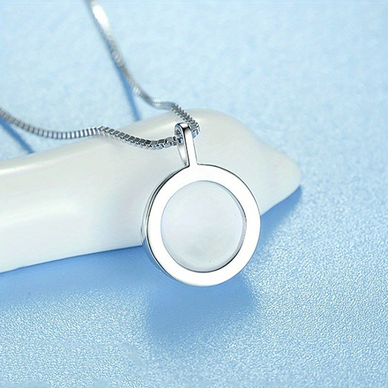 Zara - Collier pendentif pierre de lune plaqué argent