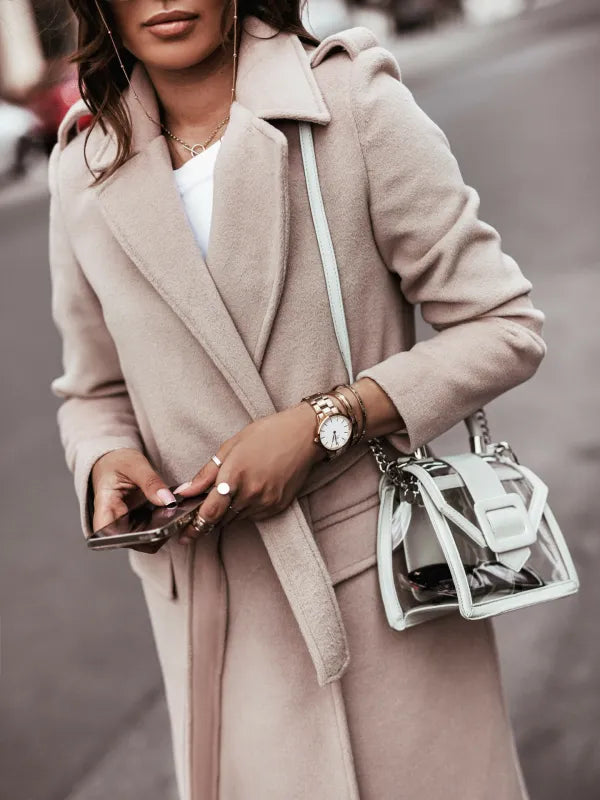 Yuki | Manteau à manches longues et col en V