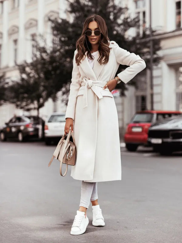 Yuki | Manteau à manches longues et col en V