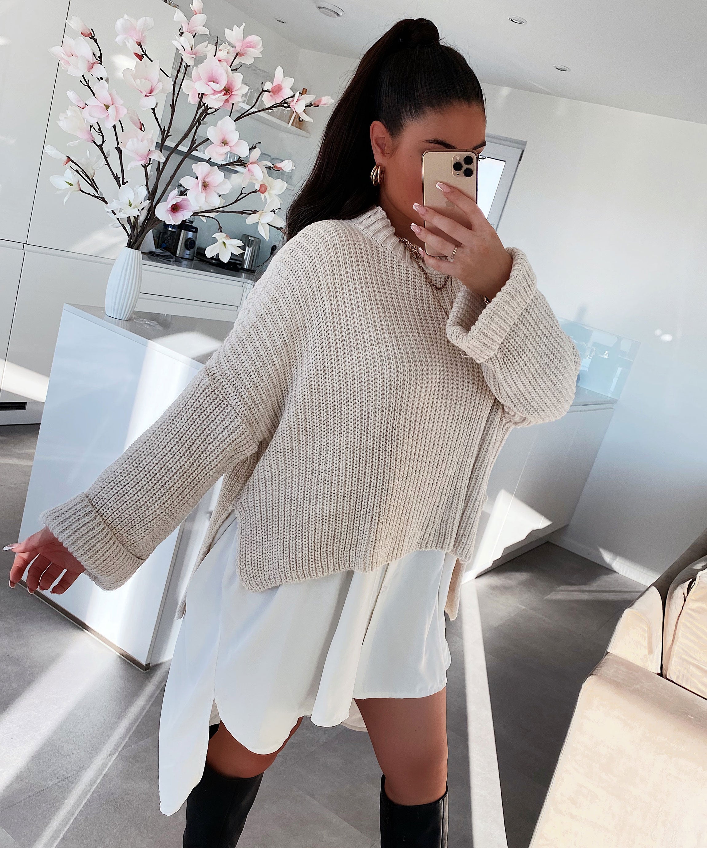 Elsa Short Beige