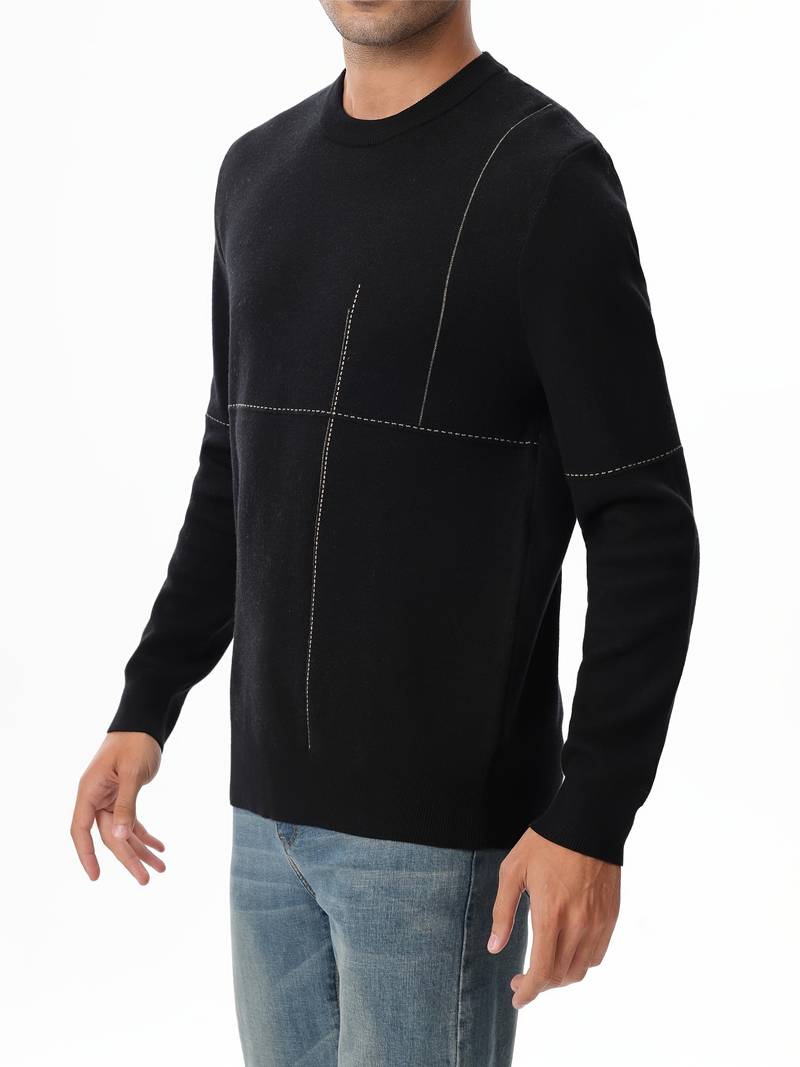 Andrew – Pull ras du cou décontracté pour homme