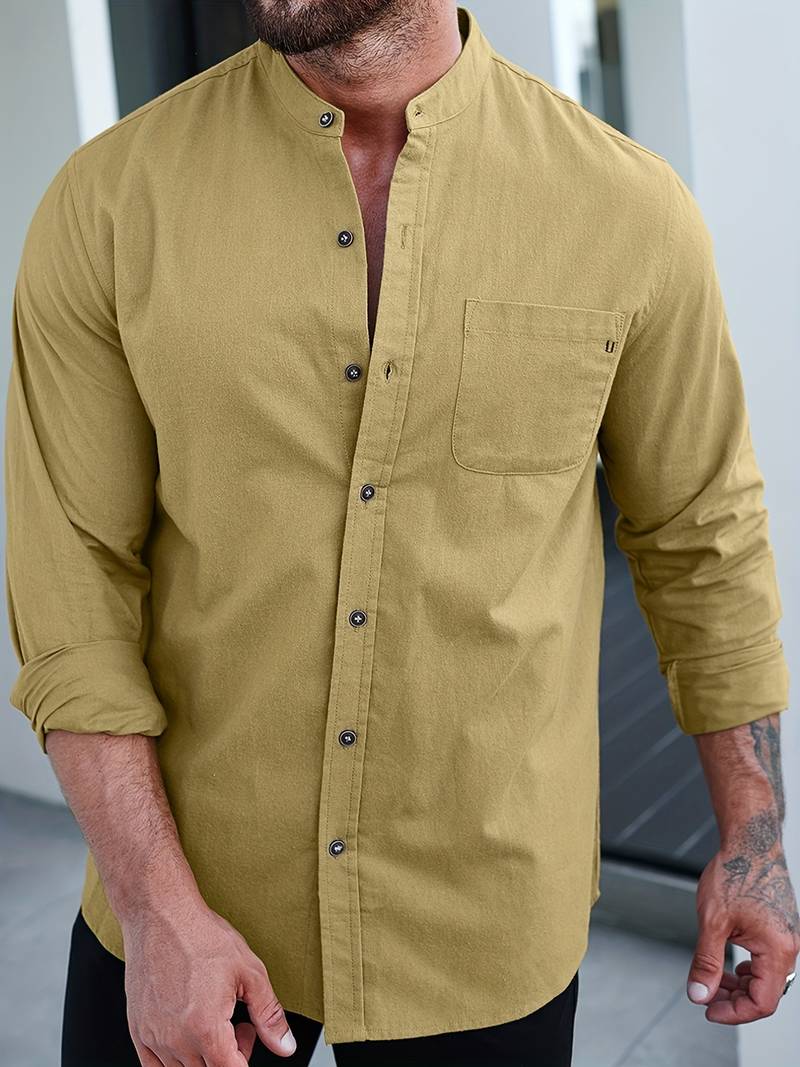 Anthony – chemise boutonnée décontractée pour homme