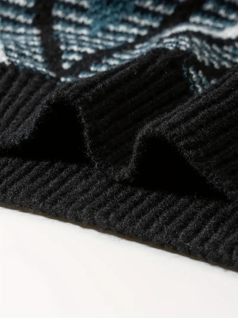Andrew – Pull géométrique décontracté pour homme