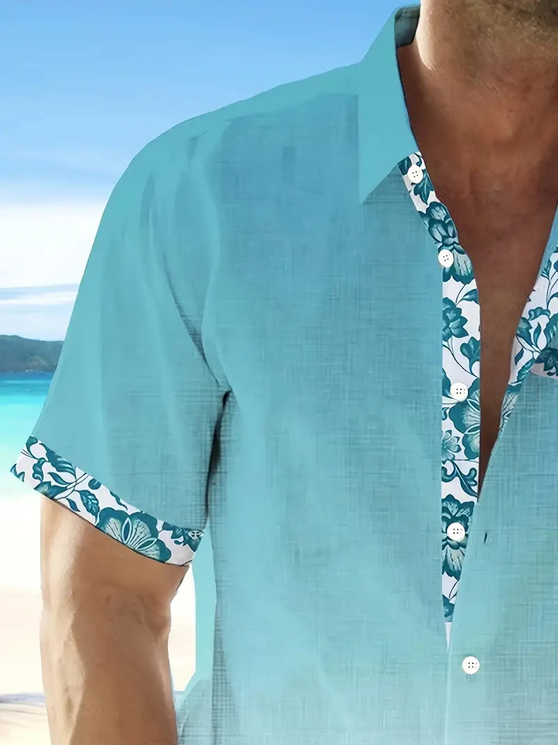 Alexander – chemise à manches courtes à motif floral pour homme