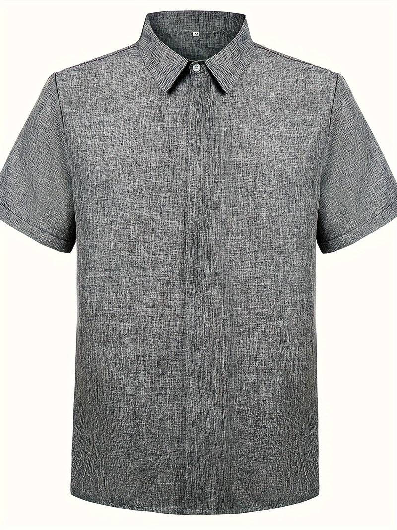 Alexander – chemise élégante à manches courtes boutonnée pour homme