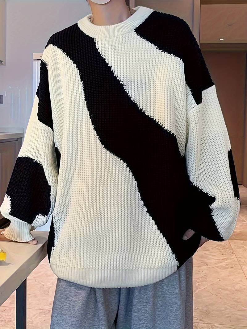 William – pull col rond élégant pour homme