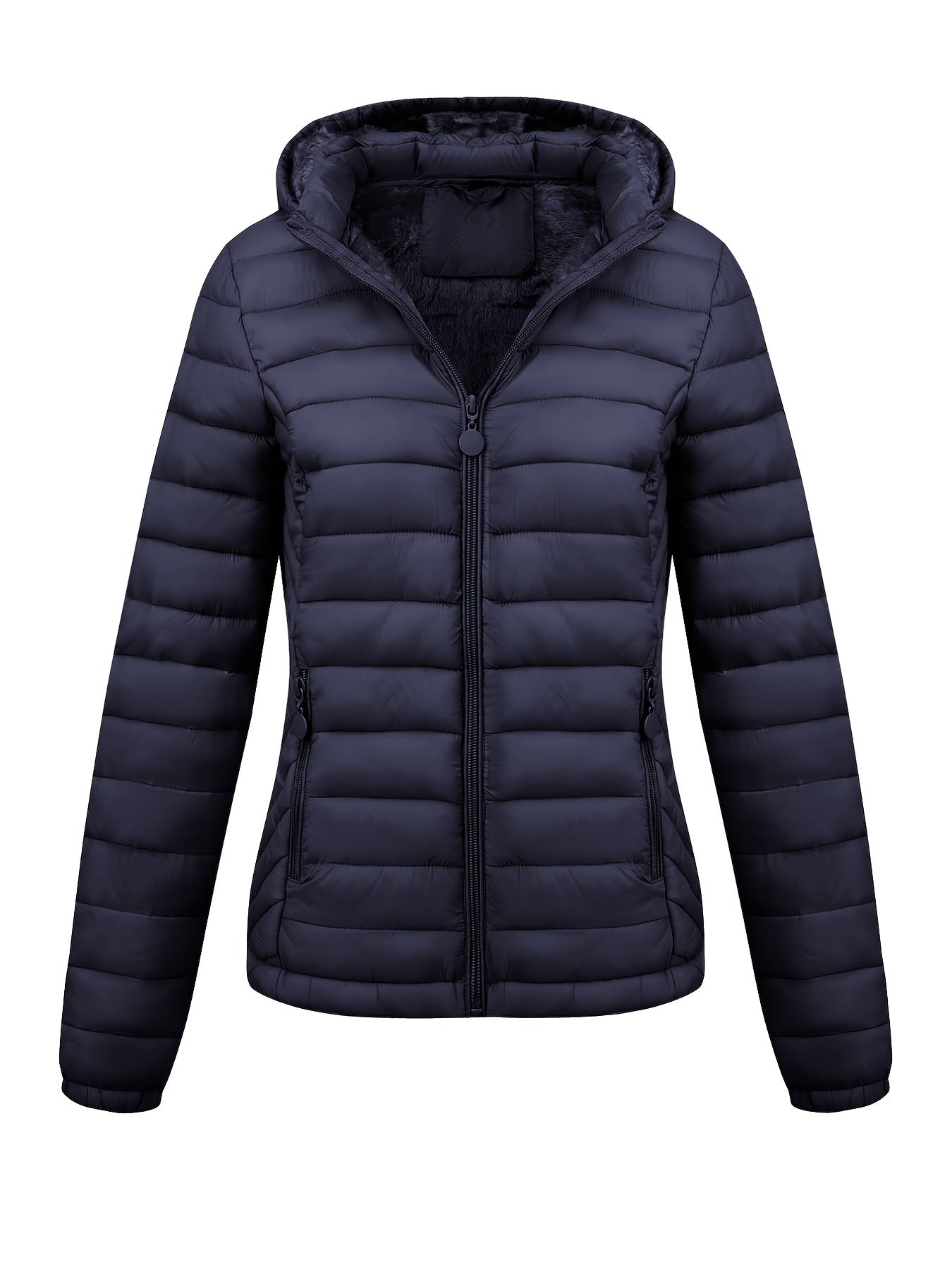 Wikran | Manteau bouffant à capuche zippé pour femme