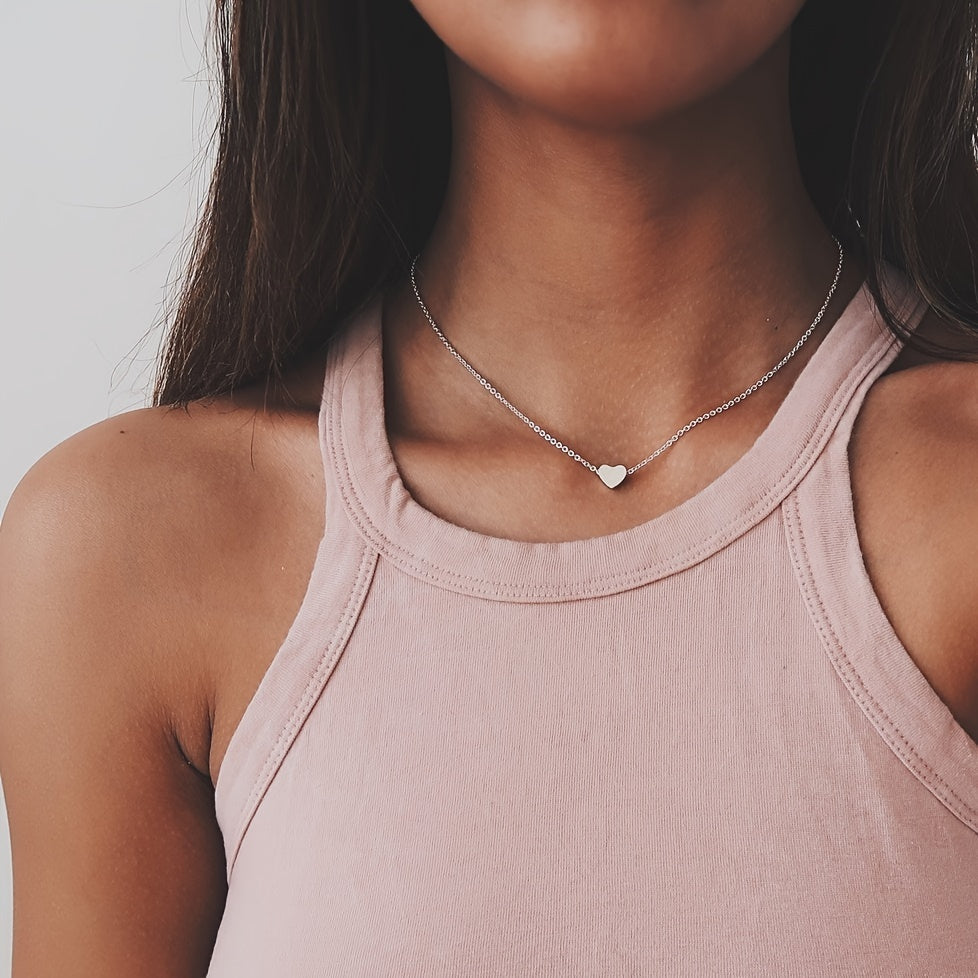 Eva - Collier pendentif élégant en forme de cœur
