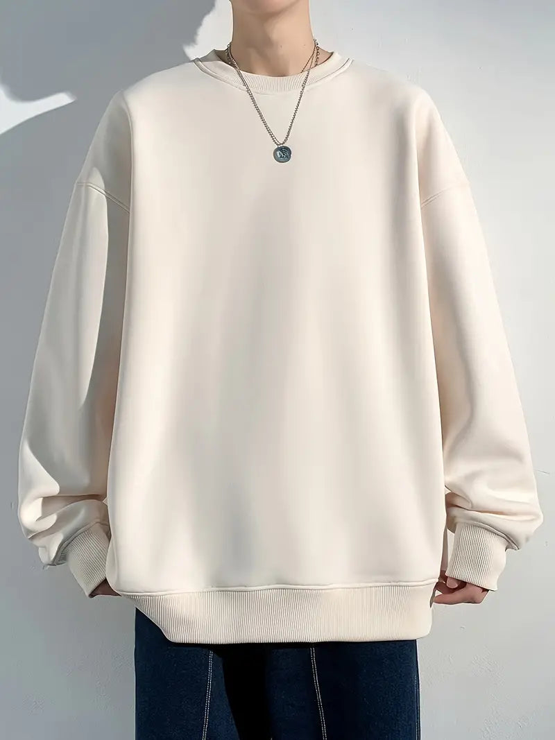 Robert – pull ras du cou vibrant pour homme