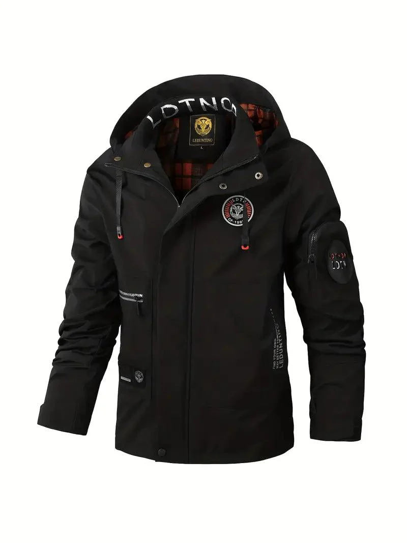 Robert – dicke windjacke mit kapuze
