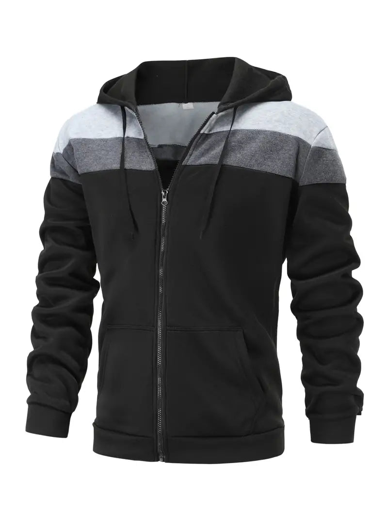 Christopher – Sweat à capuche à blocs de couleurs vives pour homme