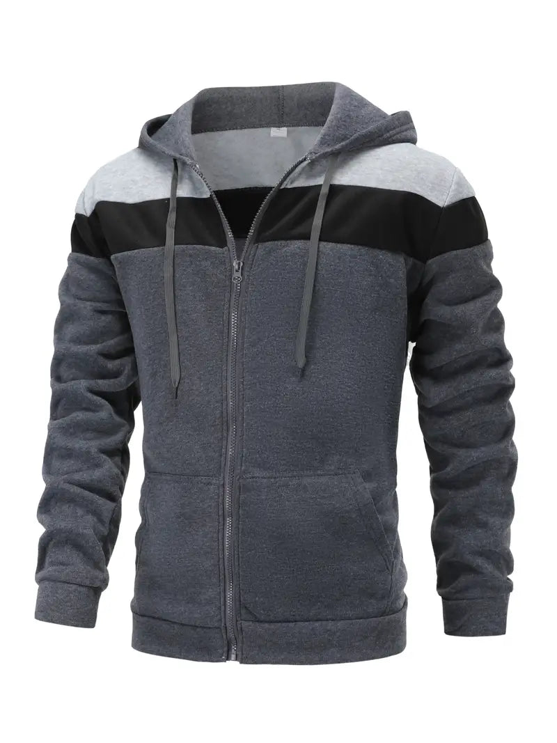 Christopher – Sweat à capuche à blocs de couleurs vives pour homme